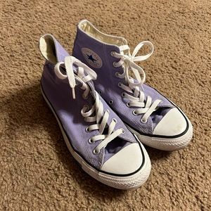 Lavender converse